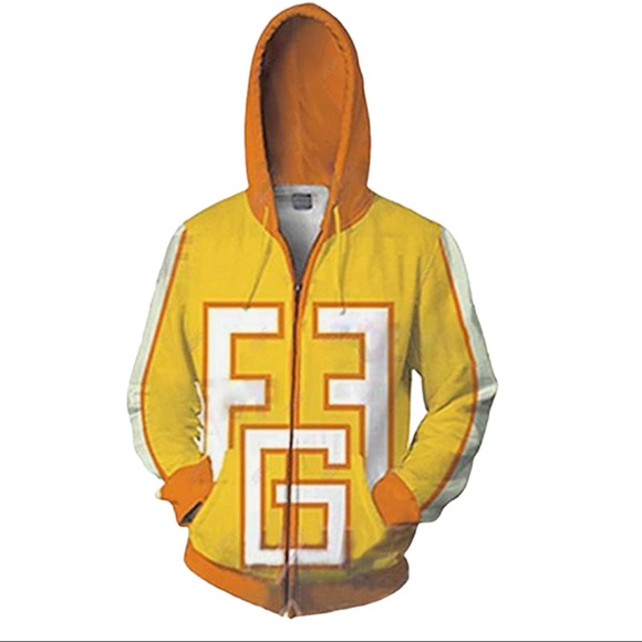 Baycon Other - Baycon Adult Yellow Fatgum Taishiro Toyomitsu Hoodie Zipper Coat